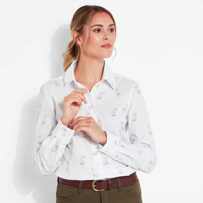 Schoffel Norfolk Shirt - Labrador Print